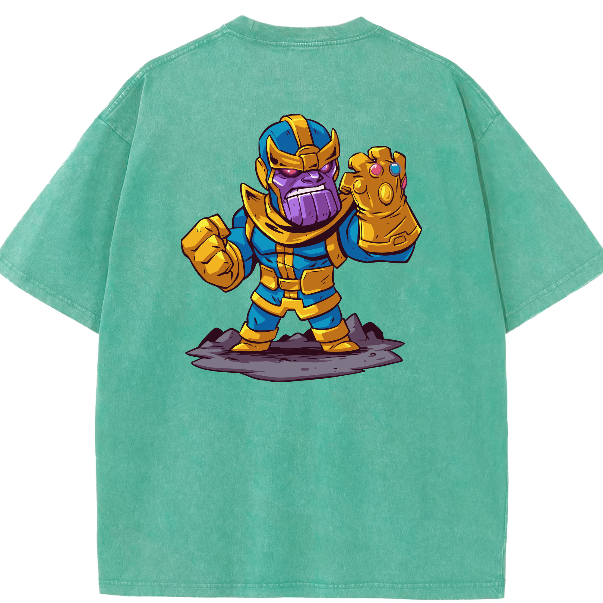 （画像用） アベンジャーズ The Avengers 綿100% ヴィンテージ風 半袖Tシャツ（背面プリント）